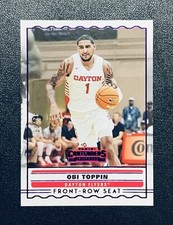 2020 Contenders Draft Picks OBI TOPPIN Front-Row Seat Blue /99 Knicks #SS-5 RC