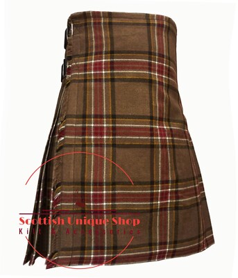 Scottish Traditional Bonnie Banks (Hebridean) Tartan yard kilt Custom  Size