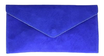 Clutch-Tasche aus echtem Wildleder Vera Pelle für Damen eleganter Tierdruck