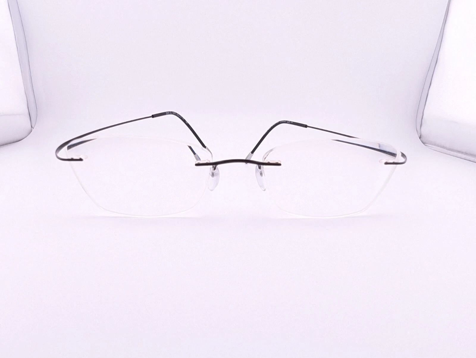Silhouette Eyeglasses, Frames Only, 5515 CL 9040, 52 19 150, Titanium, Austria