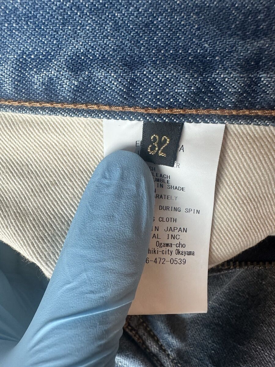Kapital 14oz Denim 5P Short Pants (Bone Embroidery) (32 Kapital 14oz Denim 5P Short Pants (Bone Embroidery) (32