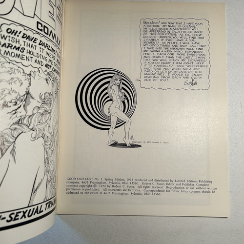 Good Old Lust Comics #1 Underground/Comix Robert Susor 1972 Limited Edition Pub. - Bild 3 von 8