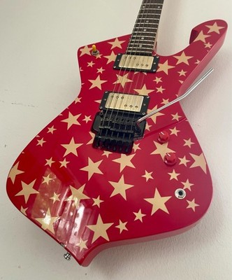 Iceman 6 String E Gitarre mit Floyd Rose lic. Ibanez Trem Wide Range Humbucker