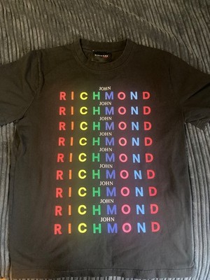John Richmond Sport T-Shirt Rainbow Large L