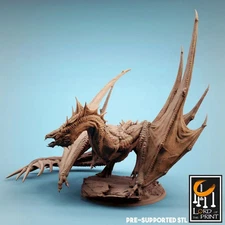 Vouivre matriarch miniature - rescale miniatures - DnD miniatures - RPG D&D