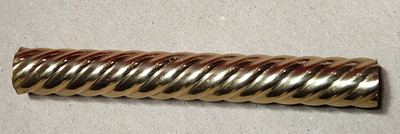 2 Kundo Keninger Clock Part SPRIAL BRASS POST 400 day anniversary vint part  5w6