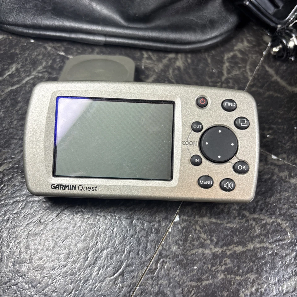 Used Garmin Quest 115 MB Handheld GPS (010-00306-00) W/ Accessories UIOB #33 - Image 2 of 4