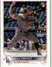 2022 Topps Update Ryan Pepiot Rookie #US109 RC Los Angeles Dodgers