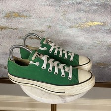 Converse Chuck Taylor All Star Shoes Womens Size 7 Green Canvas Low Top Sneakers
