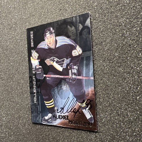 1999-00 In the Game ALEXEI MOROZOV #201 Be A Player Millennium AUTO - NHL HOCKEY - Picture 3 of 4
