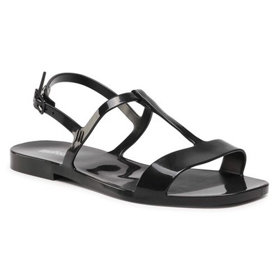 Melissa Women's Black ESSENTIAL NEW FEMME AD Sandals