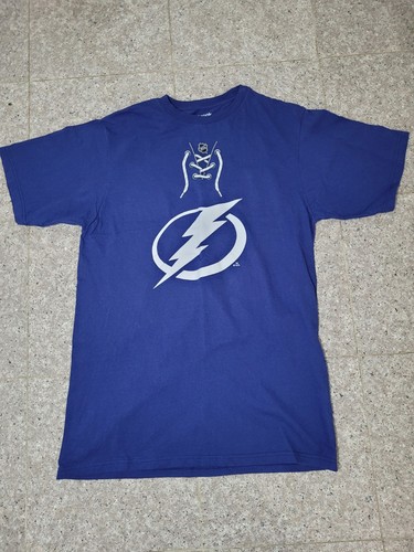 Reebok Tampa Bay Lighting Martin St. Louis T-Shirt Size M - Picture 1 of 6