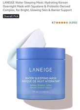 Laneige Water Sleeping Overnight Mask-Korean Skincare-70 ML-NEW IN BOX-SEALED