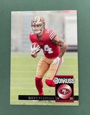 2024 Panini Donruss Football Ricky Pearsall Retro Throwback Rookie #25 49ers