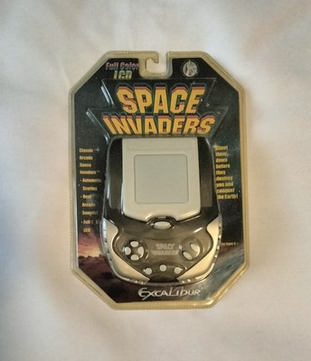 Space Invaders Handheld Video Game Full Color LCD402-1-CS Excalibur New Sealed