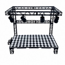 Miniature Stage Colorful Lighting for Collectors, Figure Photographers