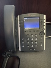 Polycom VVX 400 Phones with Stand, Almost New Condition.