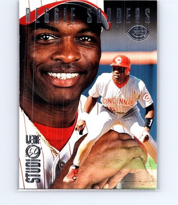 1996 Leaf Studio Reggie Sanders #48