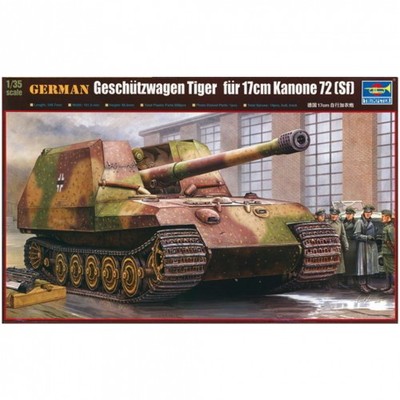 Trumpeter - Deutscher Geschützwagen Tiger für K72 - 1:35 - 558 Teile