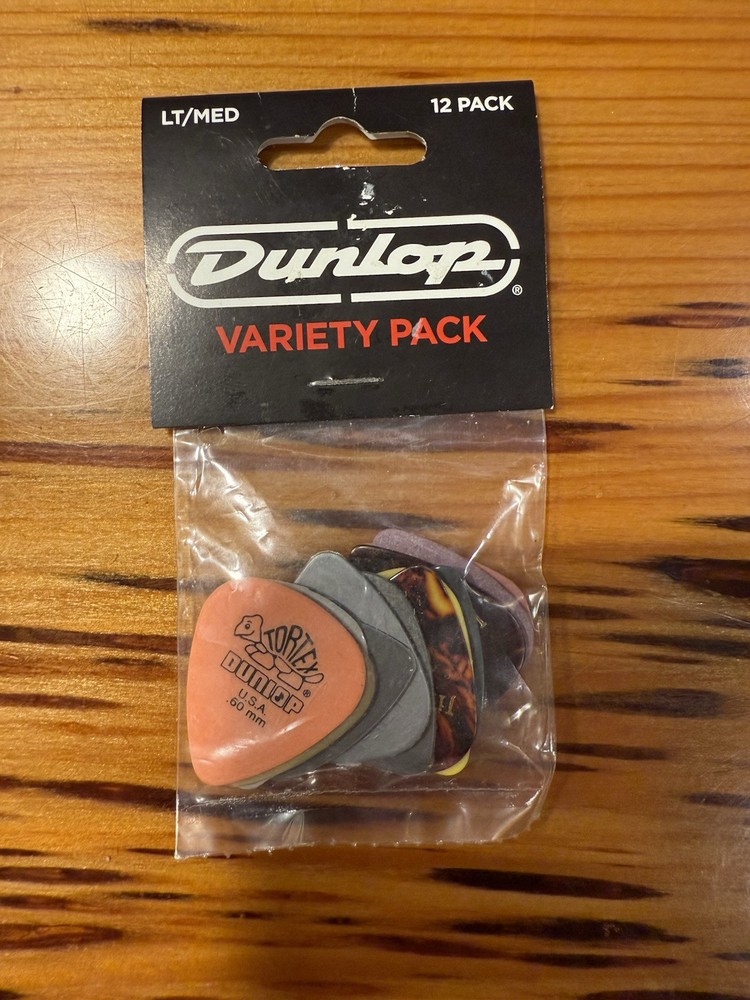 Dunlop PVP118 Shred Guitar Pick Variety Pack 12 Assorted Picks  