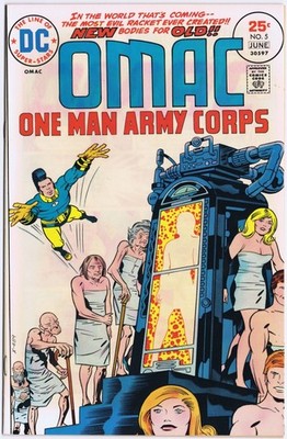 OMAC # 5 US DC Comic 1975 Jack Kirby HI-GRADE