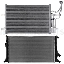 Automotive Aluminum Radiator & AC Condenser Cooling Kit For 2006-2010 Mazda 5