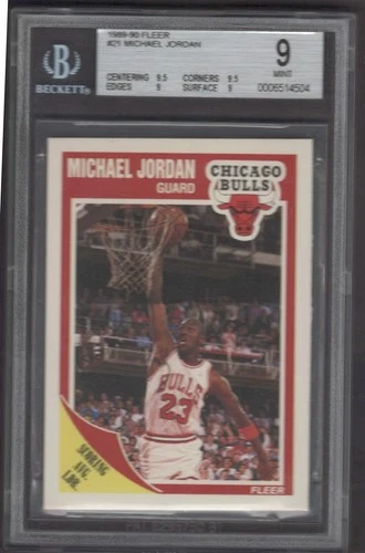 Jordan 1989 Fleer Jordan #21