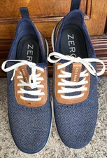 Cole Haan Zerogrand Stitchlite Oxford Dress Shoes Blue Mens 11