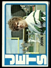 1972 Topps 13 John Riggins New York Jets RC [2]