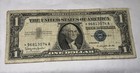 1957 U.S. $1 One DOLLAR SILVER CERTIFICATE Star Note  Blue seal *96813074A — photo 1