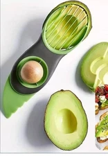 3-In-1 Avocado Cutter and Pit Remover Fruit Slicer Peeler Kitchen Tools Set