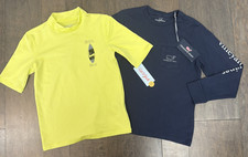 Youth Boys Bundle Size M NWT Navy Vineyard Vines Cat  Jack Yellow Swim Shirt