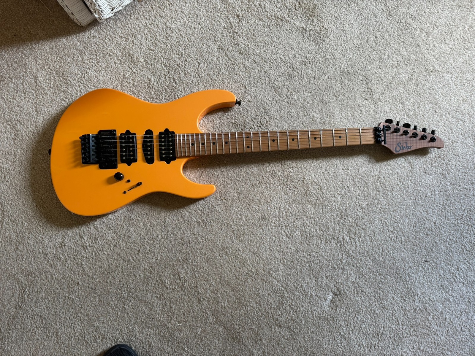 Suhr Modern Custom Guitar (Tangerine) for Sale