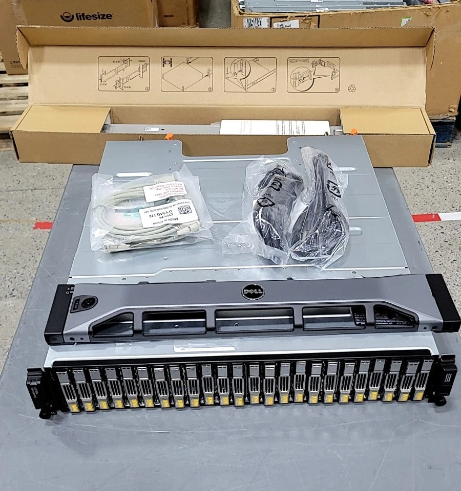 Arreglo de almacenamiento Dell Equallogic PS6210 E04J 24 bahías VER NOTAS Foto 3 de 4