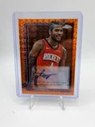 2025 Topps Chrome Jalen Green Refractor Orange Chrome Autograph /25