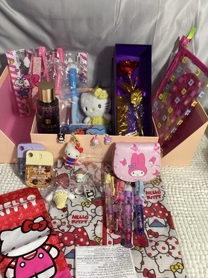 XL Hello Kitty Themed Bundle Take 2- Hair, Lips, Bags, Keychains, Figures, MORE
