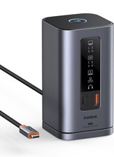 Baseus Spacemate 11-in-1 WIN Docking Station, 4K Triple Display, 1Gbps, NEW 