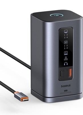 Baseus Spacemate 11-in-1 (WIN) Docking Station, 4K Triple Display, 1Gbps, NEW!!