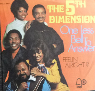 7'' 1971 GERMAN BELL IN MINT- ! 5TH DIMENSION : One Less Bell To Answer