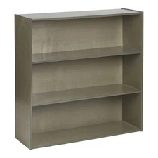 ECR4KIDS STREAMLINE 3-SHELF STORAGE CABINET 36IN KID'S BOOKSHELF GREY WASH