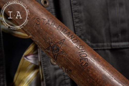 Early 20th Century Star Brand Shoes Soft Ball Bat - Picture 5 of 9