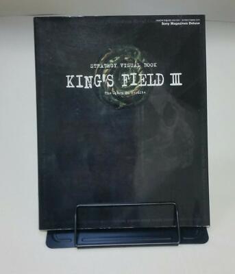 KING'S FIELD III 3 Strategy Visual Book Play Station Guid