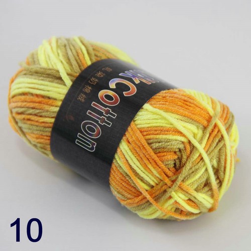 Sale 1ball x 50g New Soft Cotton Baby Hand dyed Wrap Shawl Scarf Knitting Yarn - Picture 20 of 33