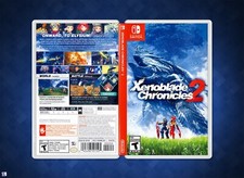 Xenoblade Chronicles 2 Cover Art: Replacement Insert  Case for Nintendo Switch