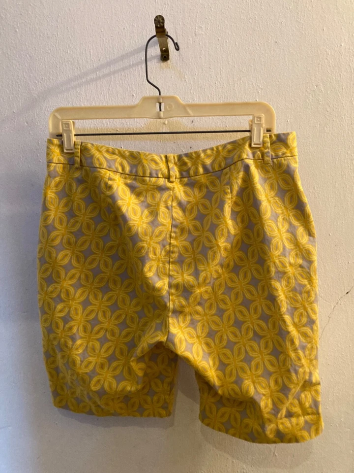 Coldwater Creek Natural Fit 女式花卉春季及膝短裤,10 码 — 第 3/4 张图片