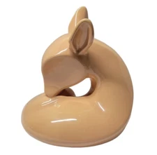 Vintage 1980 Jaru California Ceramic Deer Fawn Sculpture Statue 10" MCM Styled