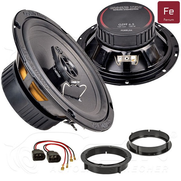Ground Zero Lautsprecher FüR VW Touran I / 1T 2003-2014 TüR Heck Koax 120W #B0LQ-image