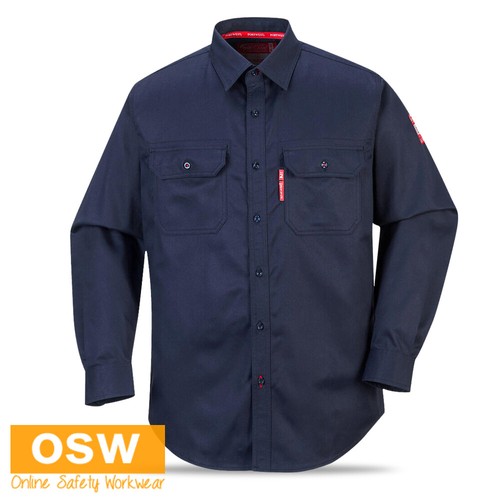 Mens Navy Flame Fire Retardant ARC 2 