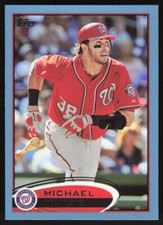 2012 Topps Walmart Blue Michael Morse #165 Washington Nationals