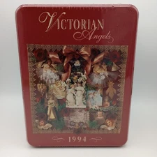 Hallmark Springbok Victorian Angels Puzzle 500 pcs. Collectible Tin 1994 Sealed